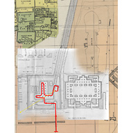 Maps and plans: Khafre Valley Temple and Sphinx Temple, plans